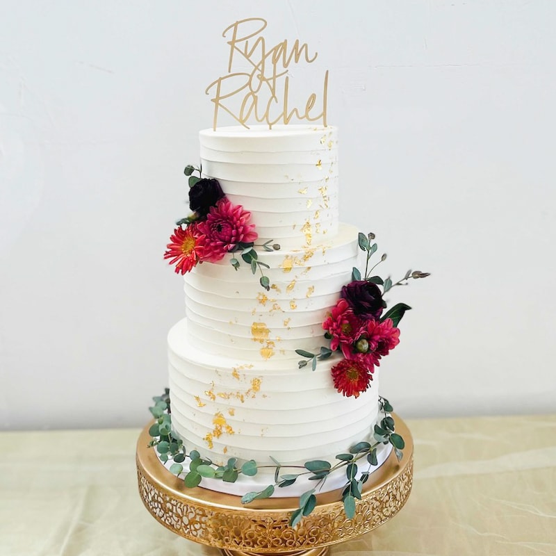 wedding and birthday cake