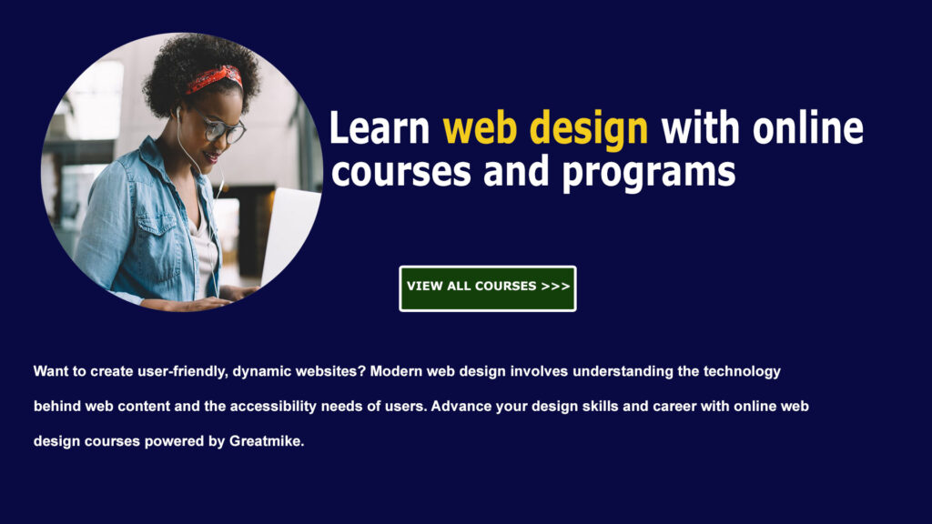 Online Web Design Training Platform In Cameroon